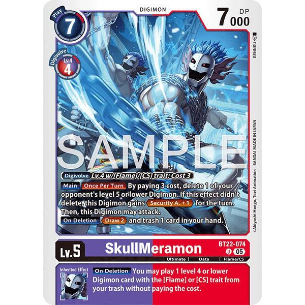 DCG [BT22-074 U] SkullMeramon