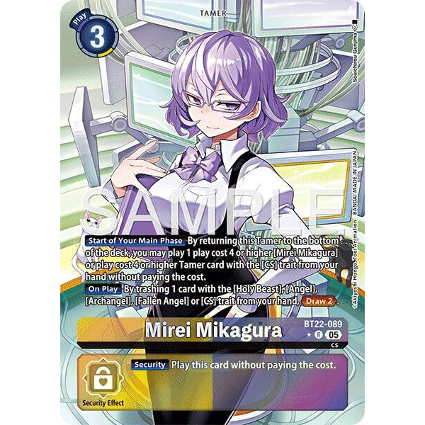 DCG [BT22-089 R] Mirei Mikagura (Alternate Art)