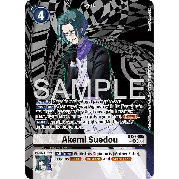 DCG [BT22-095 U] Akemi Suedou (Alternate Art)