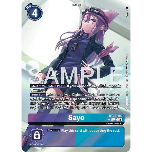 DCG [BT22-102 SEC] Sayo (Alternate Art)