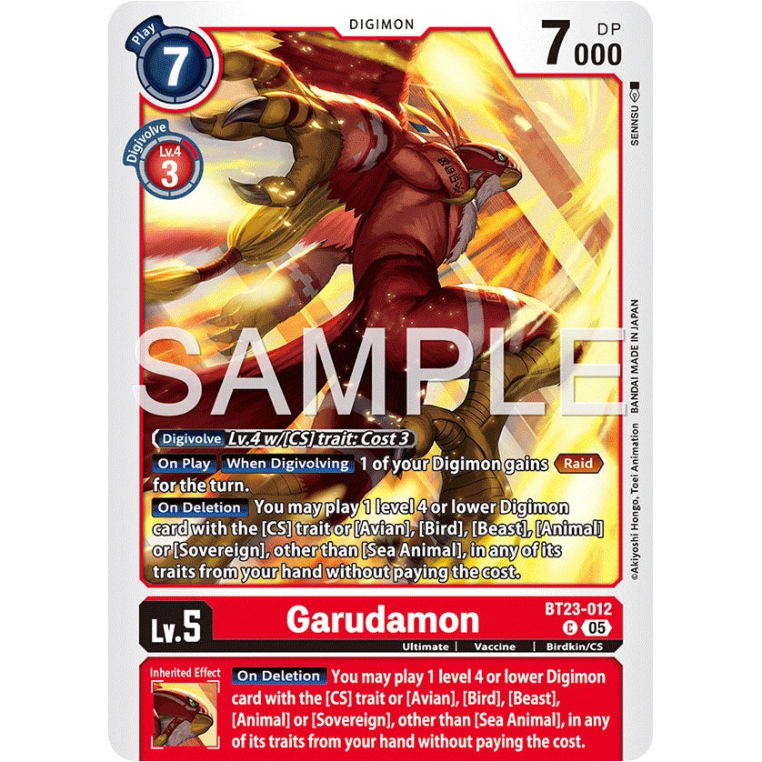 DCG [BT23-012 C] Garudamon