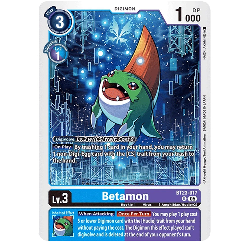 DCG [BT23-017 U] Betamon (Hacker's Slumber Box Promotion Pack)