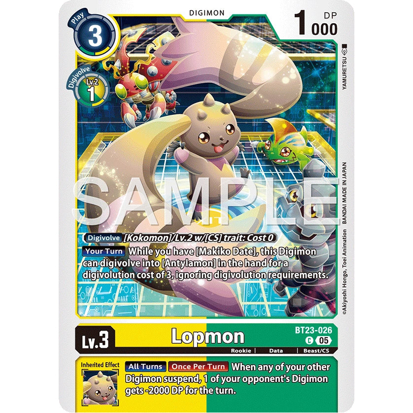 DCG [BT23-026 C] Lopmon