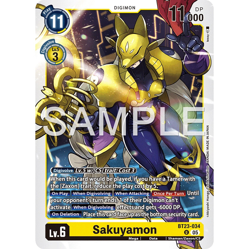 DCG [BT23-034 U] Sakuyamon
