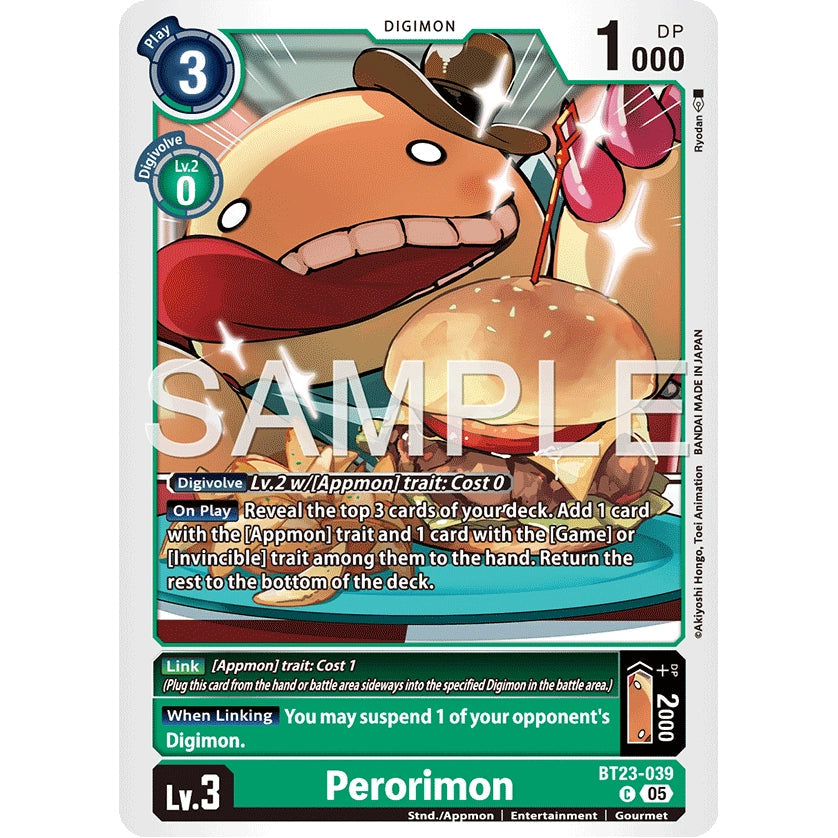 DCG [BT23-039 C] Perorimon