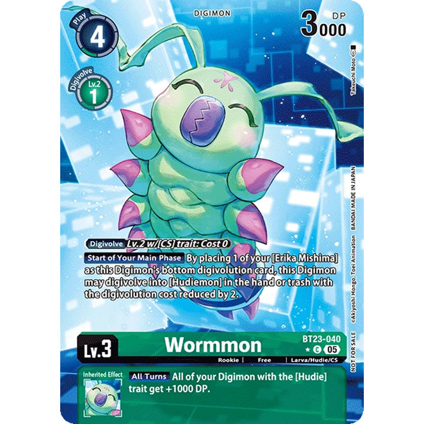 DCG [BT23-040 C] Wormmon (Hacker's Slumber Box Promotion Pack)