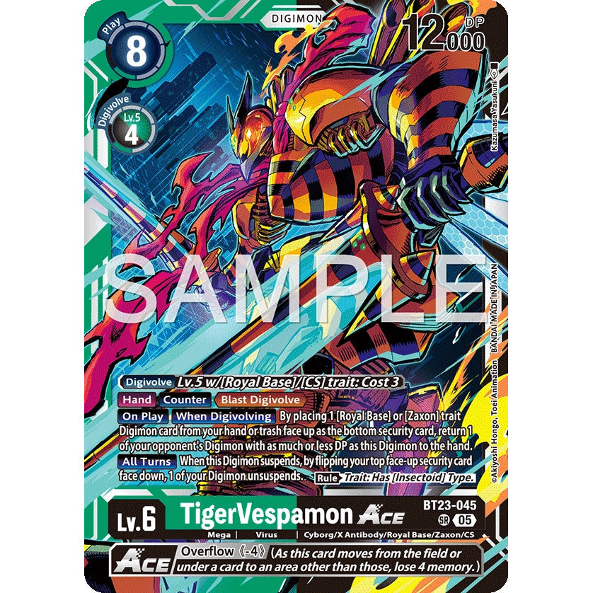 DCG [BT23-045 SR] TigerVespamon ACE