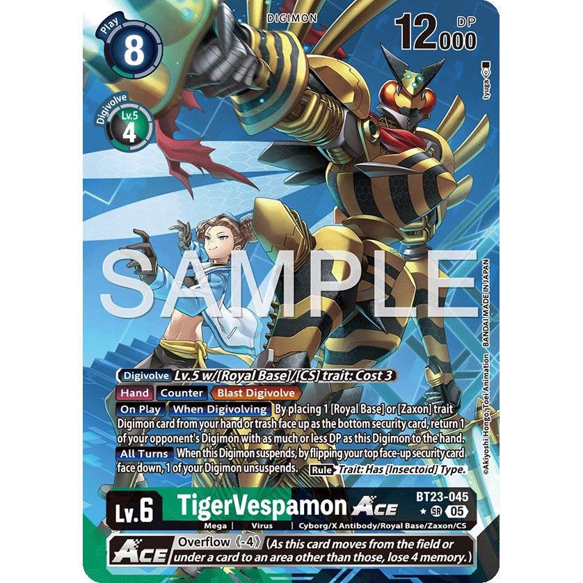 DCG [BT23-045 SR] TigerVespamon ACE (Alternate Art)