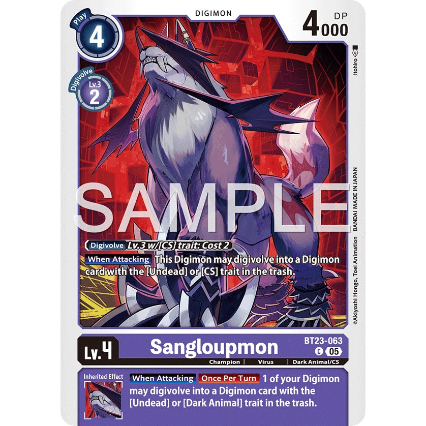 DCG [BT23-063 C] Sangloupmon