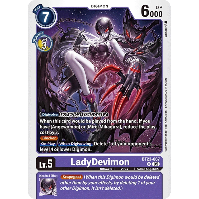 DCG [BT23-067 U] LadyDevimon