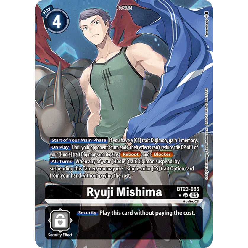 DCG [BT23-085 SR] Ryuji Mishima (Alternate Art)