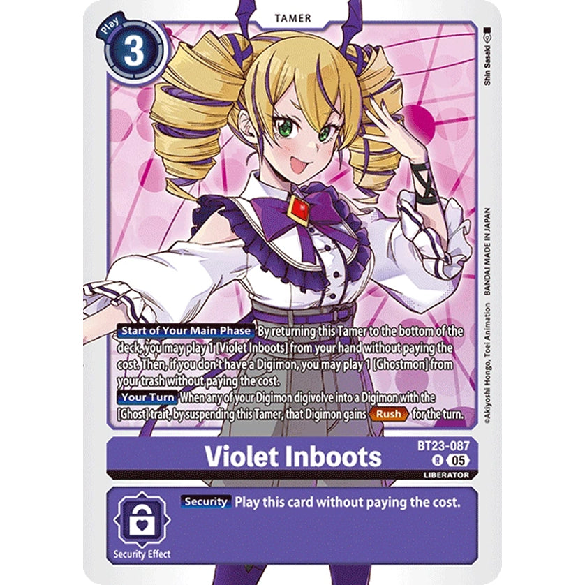 DCG [BT23-087 R] Violet Inboots