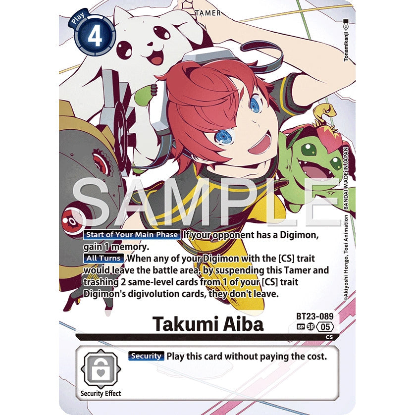 DCG [BT23-089 SR] Takumi Aiba (SP)