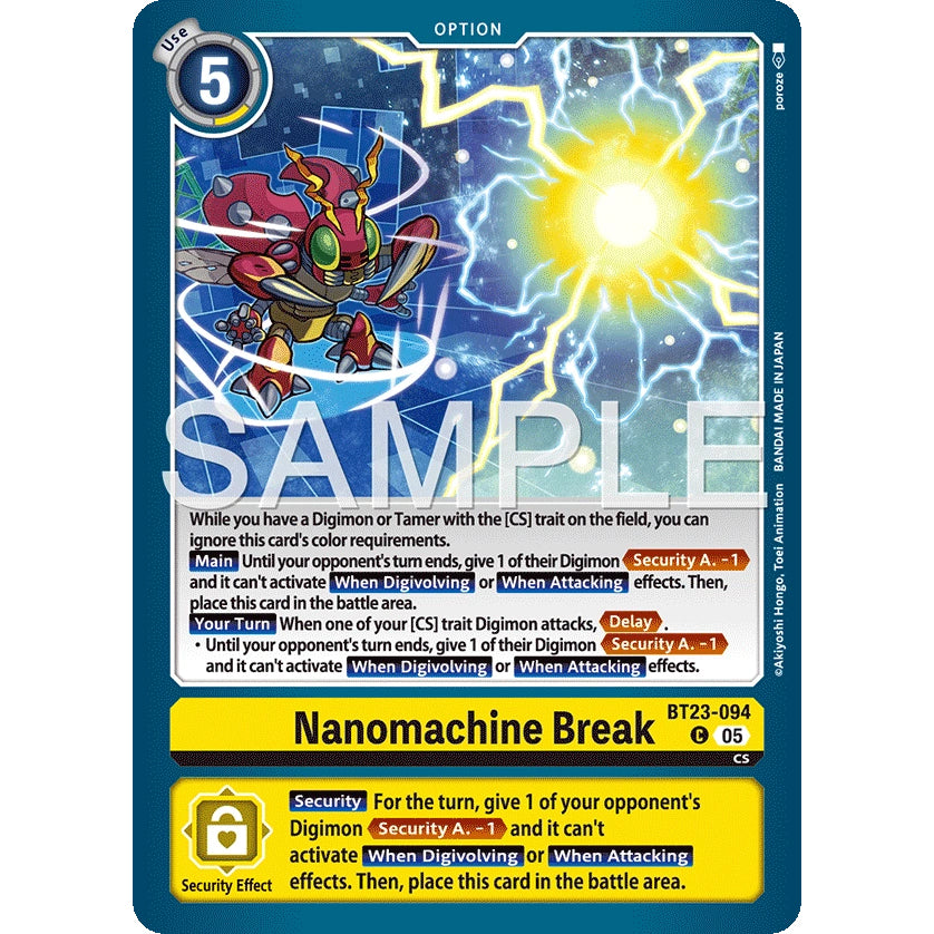 DCG [BT23-094 C] Nanomachine Break