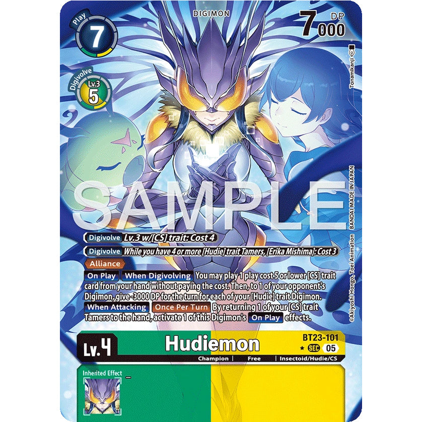 DCG [BT23-101 SEC] Hudiemon (Alternate Art)
