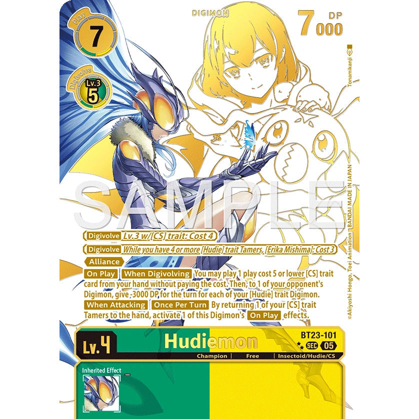DCG [BT23-101 SEC] Hudiemon (Rare Pull)