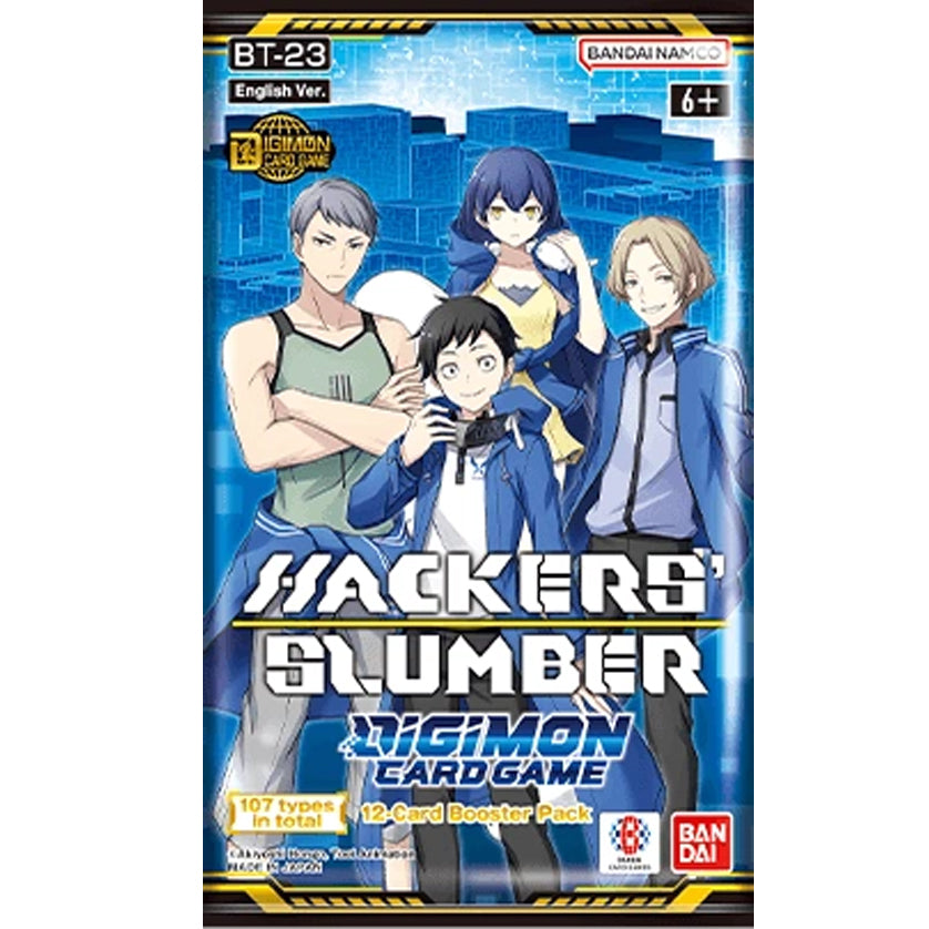 Digimon Card Game: BT23 Hacker's Slumber Booster Display