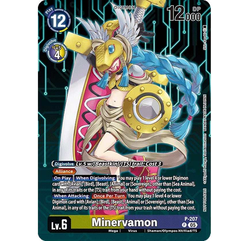DCG [P-207 P] Minervamon (BT23-Hacker's Slumber Box Promotion Pack)