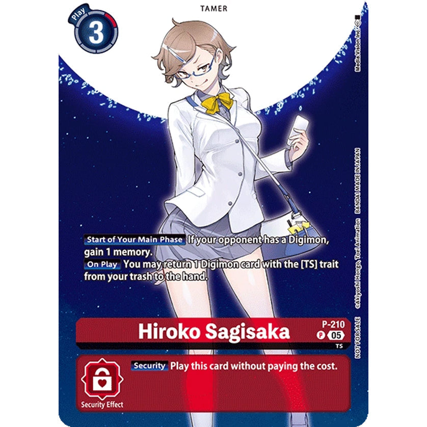 DCG [P-210 P] Hiroko Sagisaka (BT23-Hacker's Slumber Box Promotion Pack)