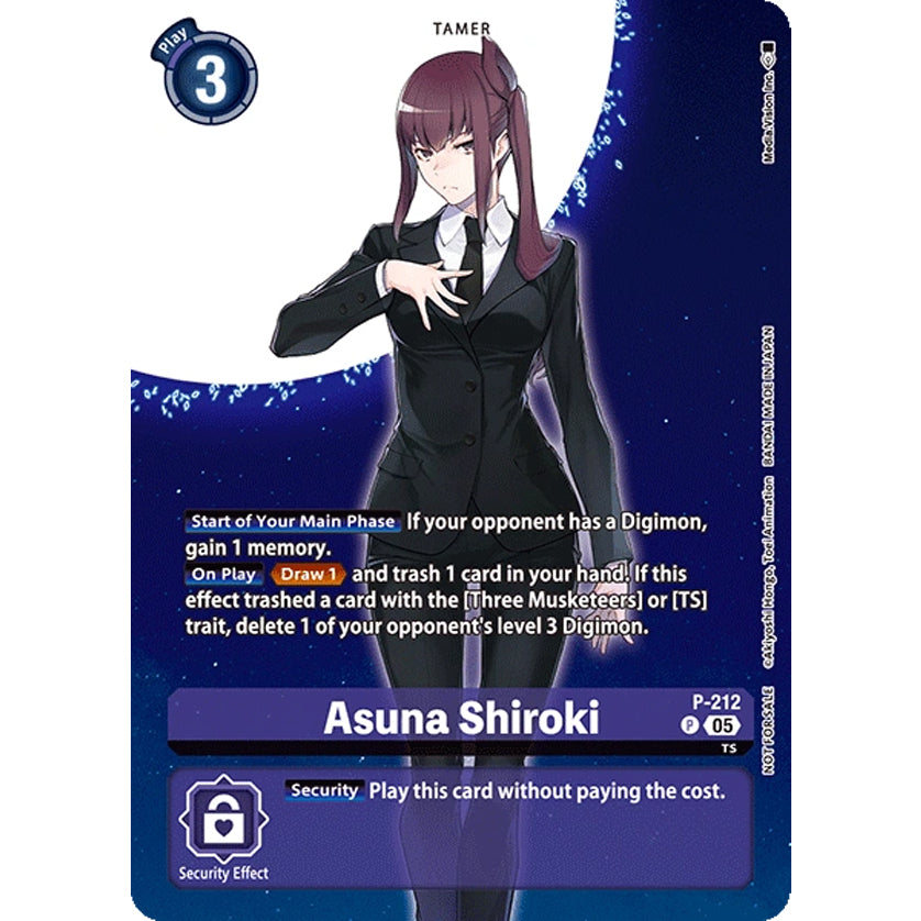 DCG [P-212 P] Asuna Shiroki (BT23-Hacker's Slumber Box Promotion Pack)
