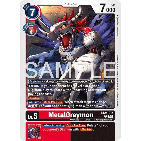 DCG [BT24-015 C] MetalGreymon