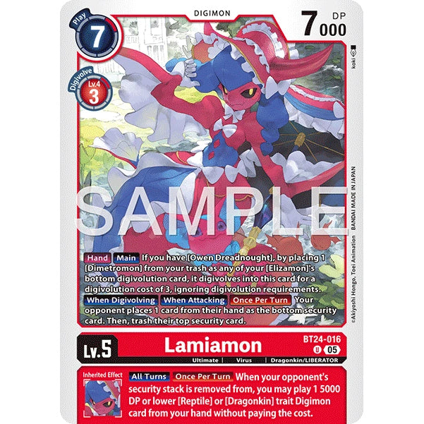 DCG [BT24-016 U] Lamiamon