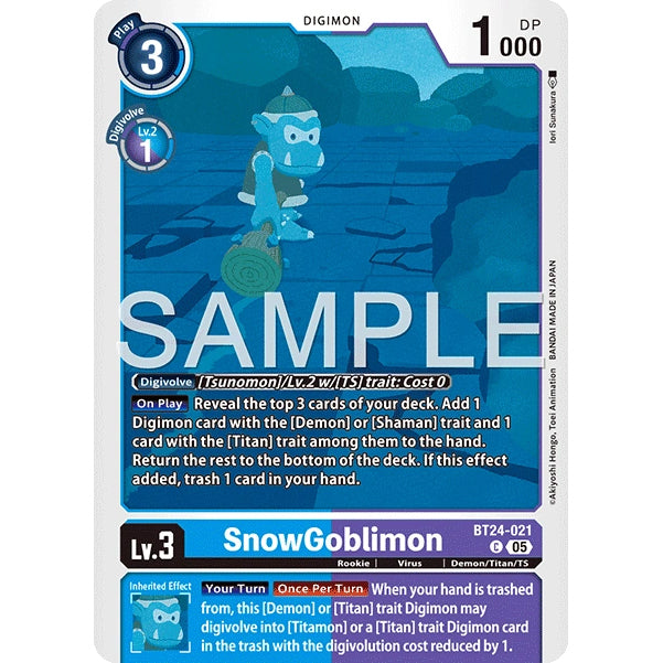 DCG [BT24-021 C] SnowGoblinmon