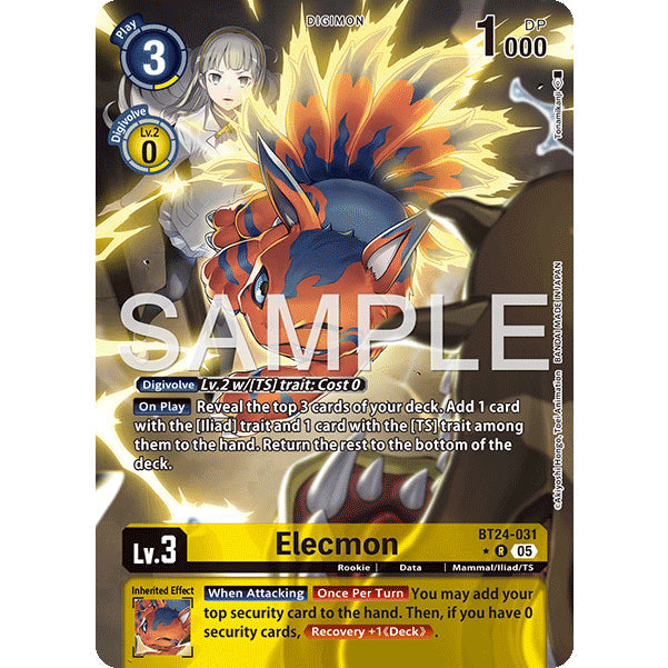 DCG [BT24-031 R] Elecmon (Alternate Art)