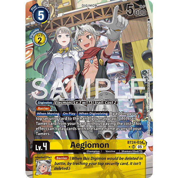 DCG [BT24-034 SR] Aegiomon (Alternate Art)