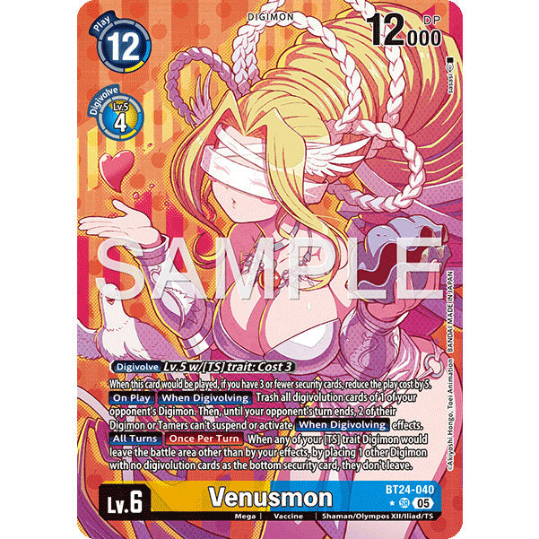 DCG [BT24-040 SR] Venusmon (Alternate Art)