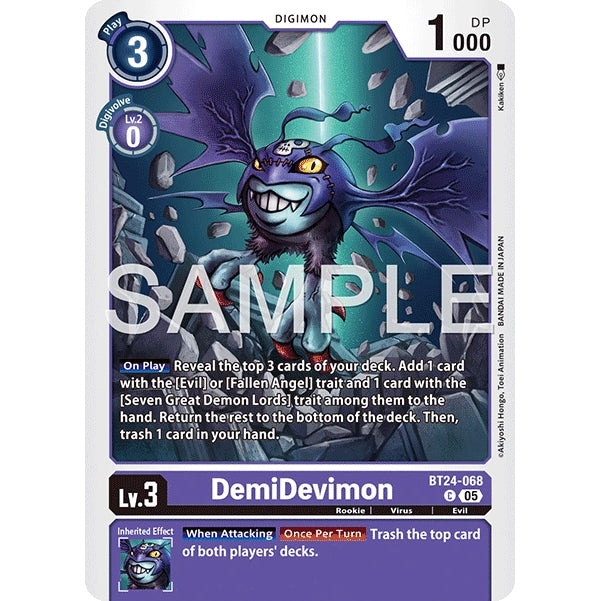 DCG [BT24-068 C] DemiDevimon