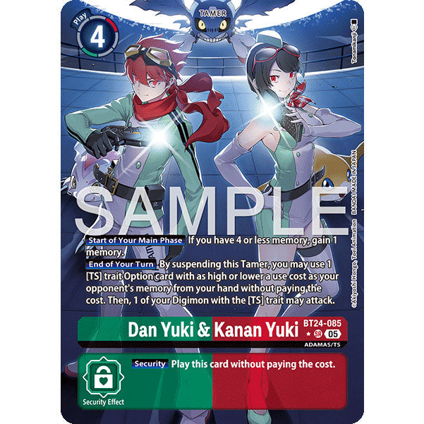 DCG [BT24-085 SR] Dan Yuki & Kanan Yuki (Alternate Art)