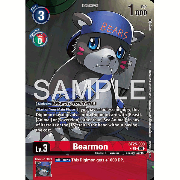 DCG [BT25-009 U] Bearmon (Full Art)