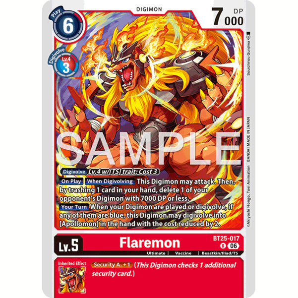 DCG [BT25-017 R] Flaremon