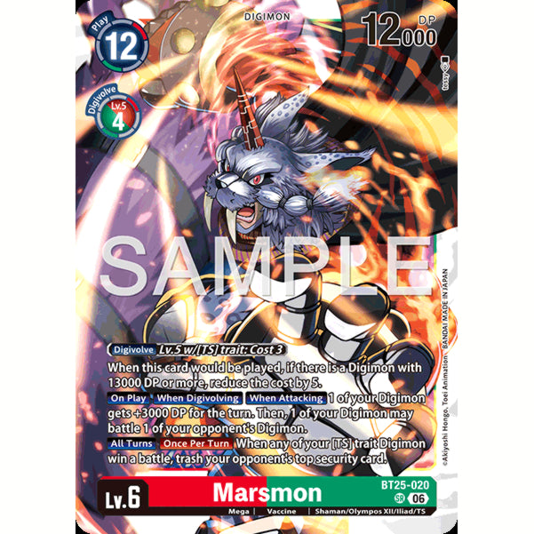 DCG [BT25-020 SR] Marsmon