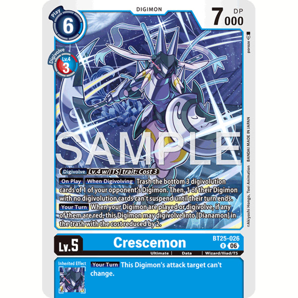 DCG [BT25-026 R] Crescemon