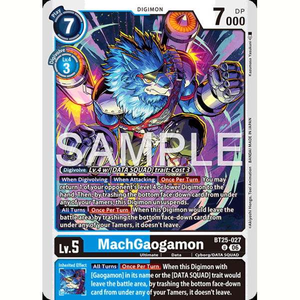 DCG [BT25-027 U] MachGaogamon