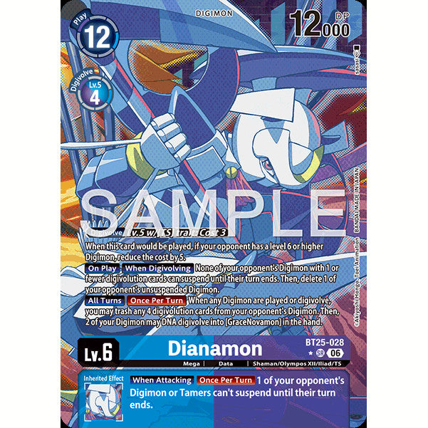 DCG [BT25-028 SR] Dianamon (Alternate Art)