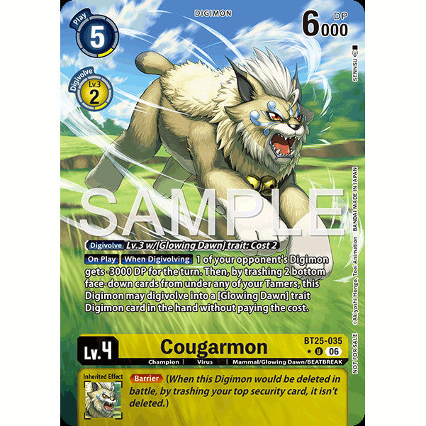 DCG [BT25-035 U] Cougarmon (Full Art)