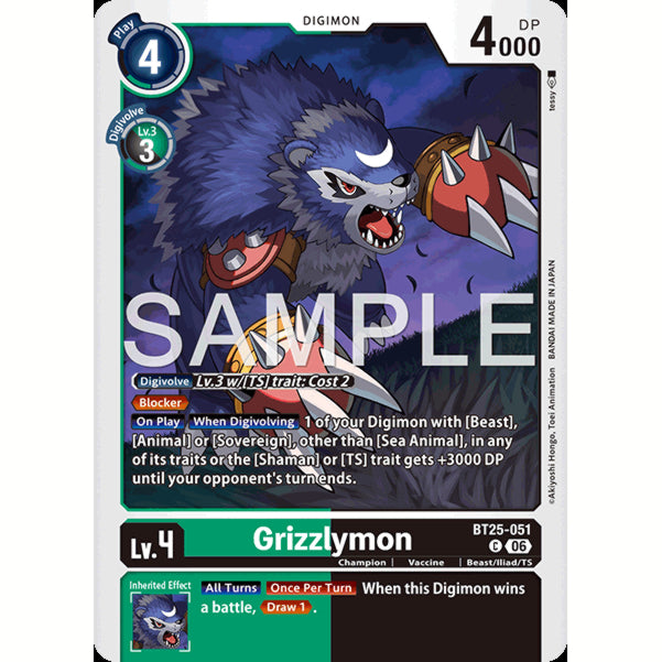 DCG [BT25-051 C] Grizzlymon