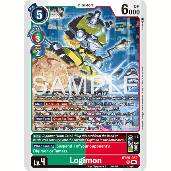 DCG [BT25-052 U] Logimon