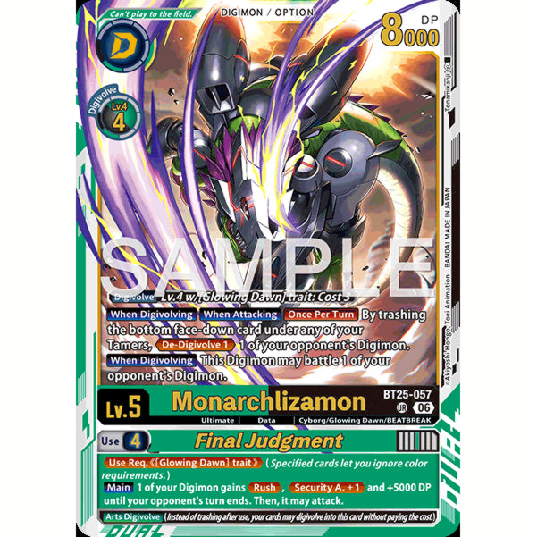 DCG [BT25-057 UR] Monarchlizamon // Final Judgement