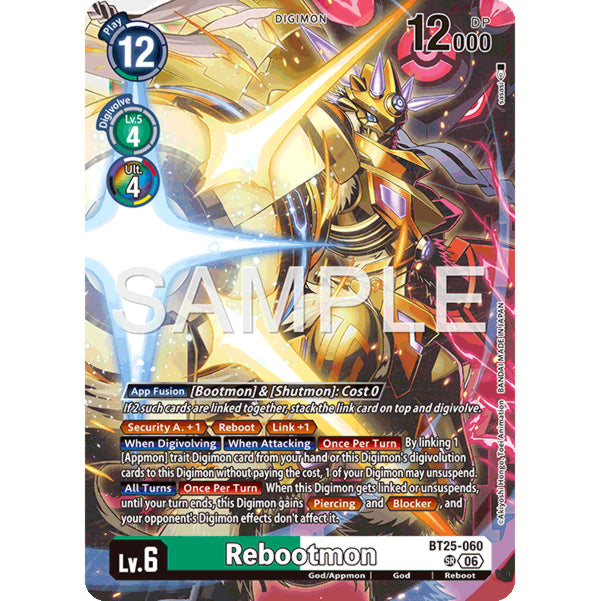 DCG [BT25-060 SR] Rebootmon