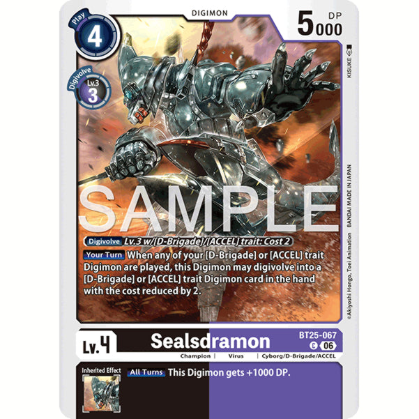 DCG [BT25-067 C] Sealsdramon