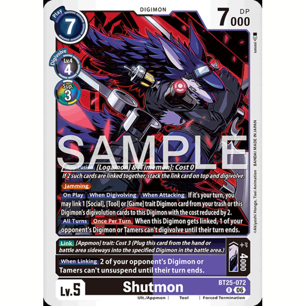DCG [BT25-072 R] Shutmon