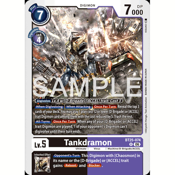 DCG [BT25-074 R] Tankdramon