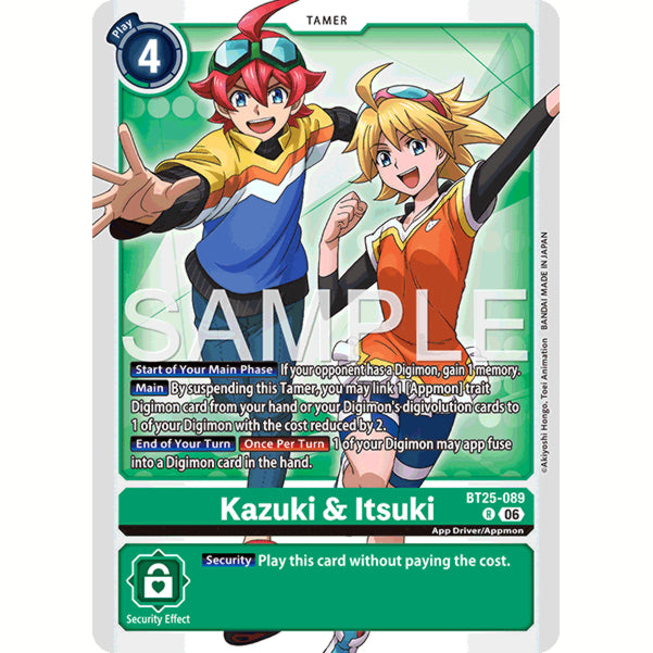 DCG [BT25-089 R] Kazuki & Itsuki
