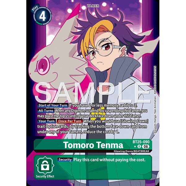 DCG [BT25-090 R] Tomoro Tenma (Alternate Art)