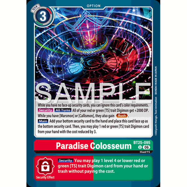 DCG [BT25-095 U] Paradise Colosseum
