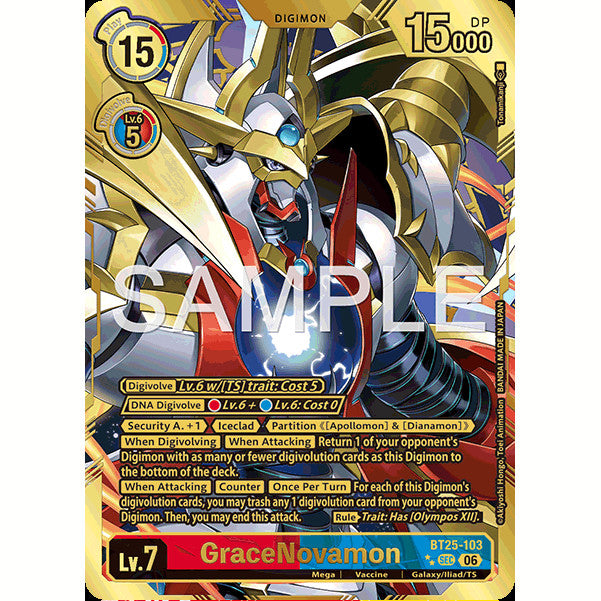DCG [BT25-103 SEC] GraceNovamon (Rare Pull)